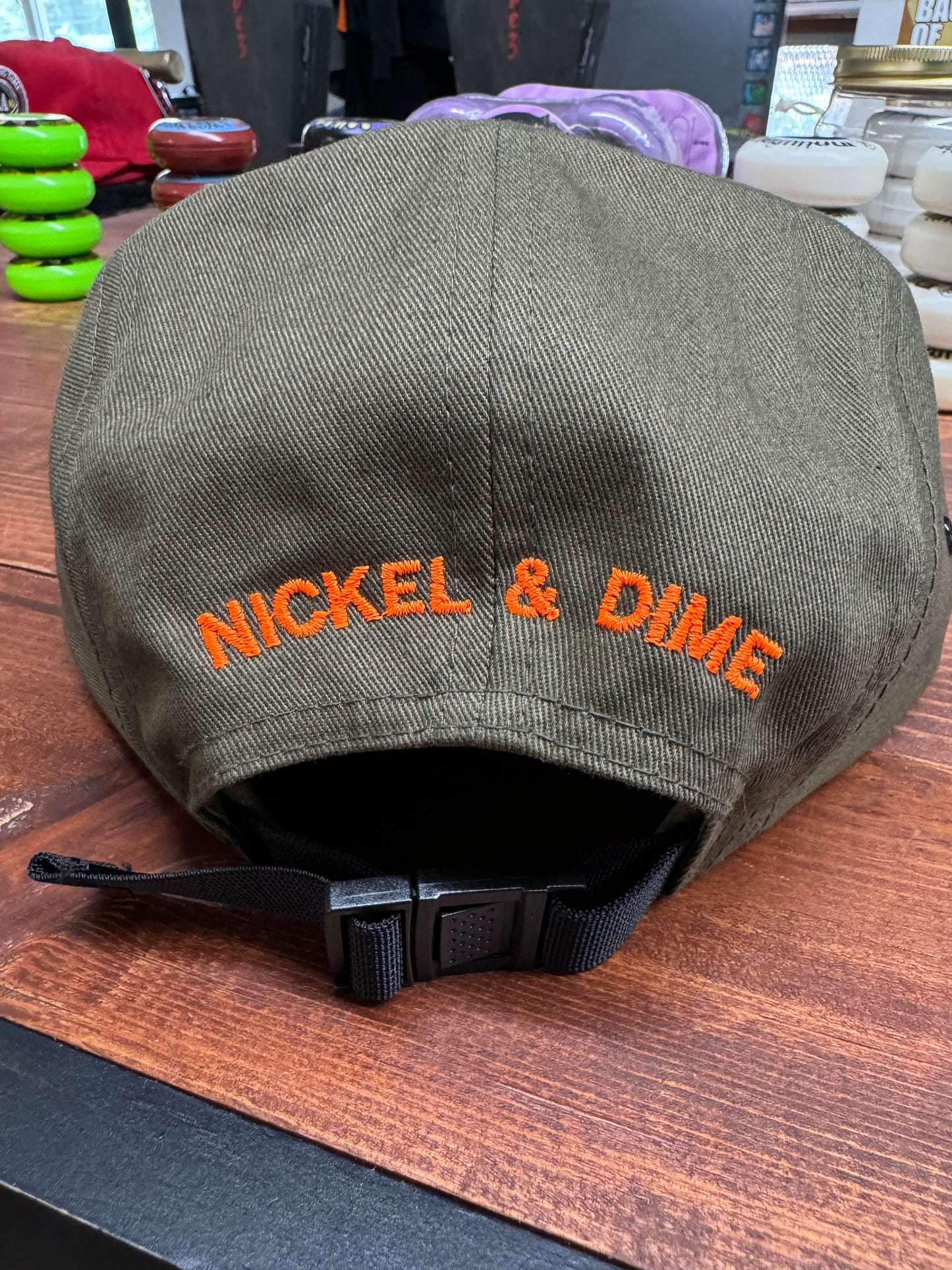 Nickel and Dime Los Angeles Blader Camper Hat (olive/blk)