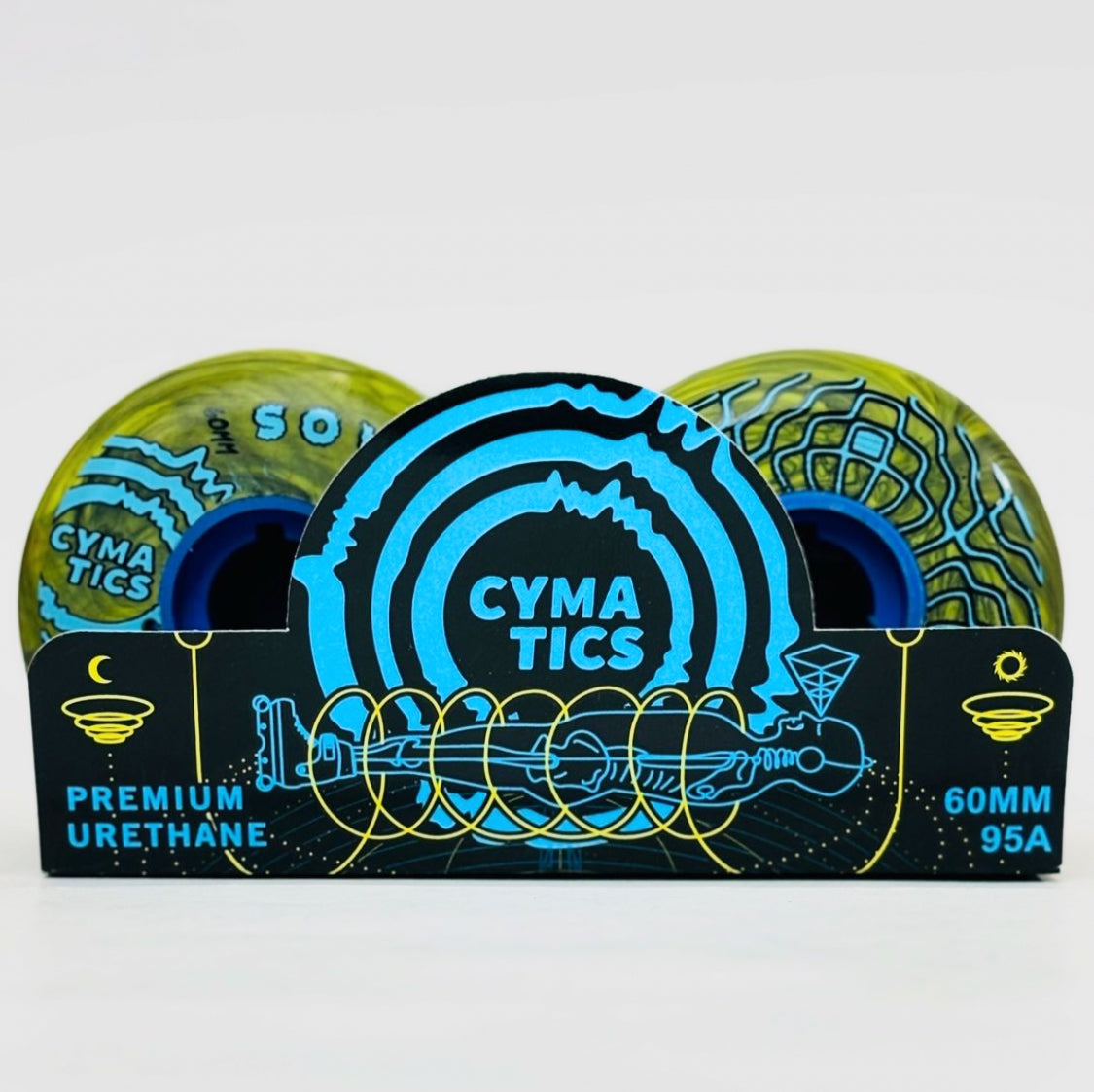 Cymatics Wave - Heavy Hitter 60mm/95A inline skate wheels