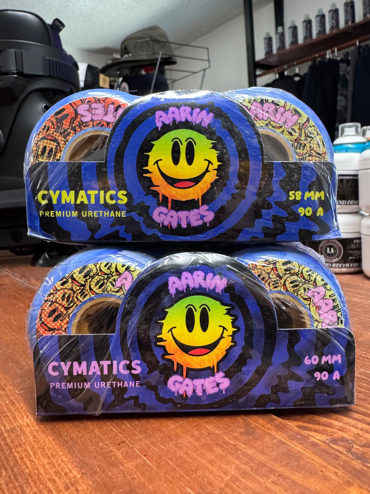 Cymatics Aarin Gates Pro inline skate wheels 60mm & 58mm 90a