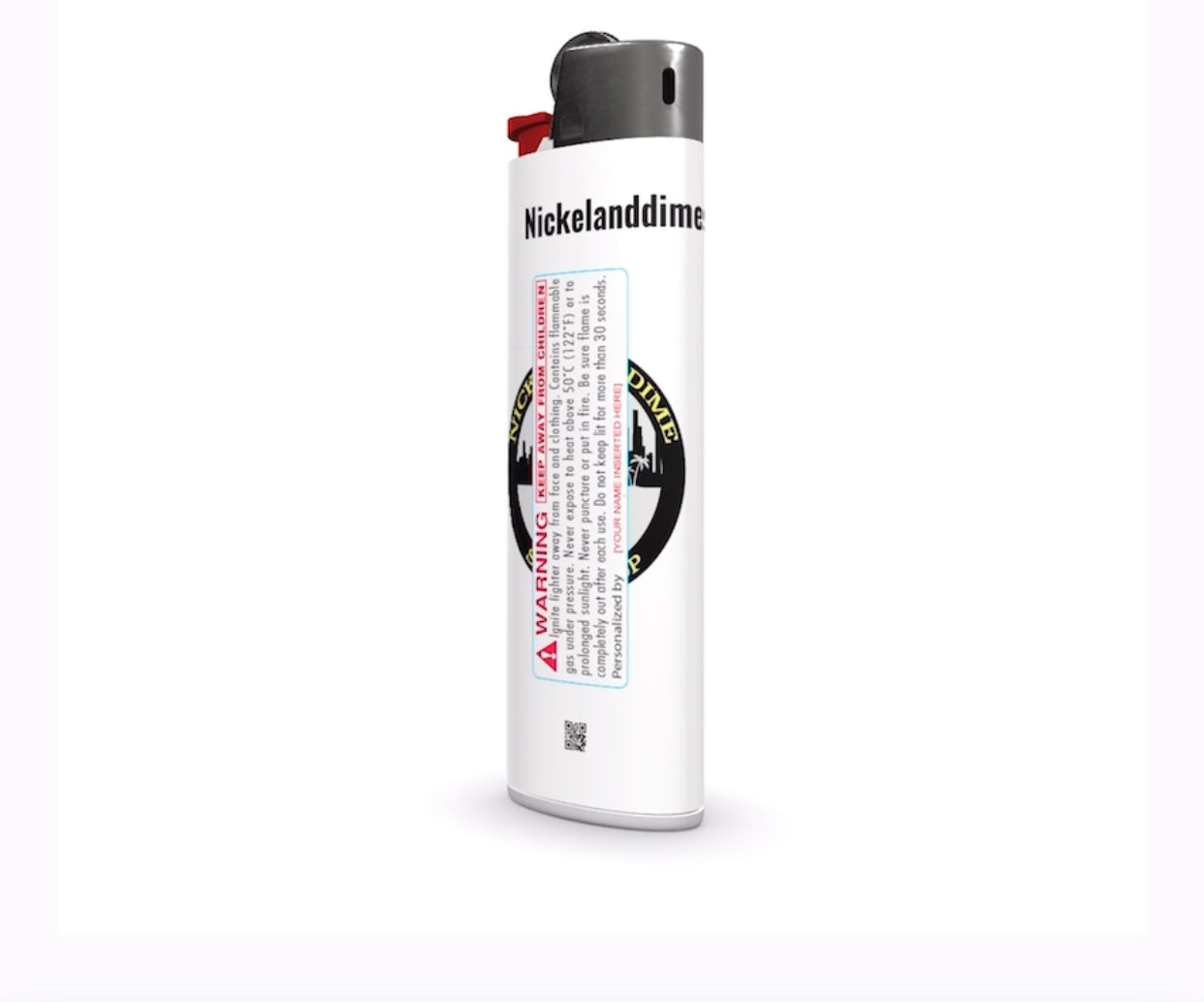Nickel and Dime skate shop x Bic collaboration lighter Limited Edition