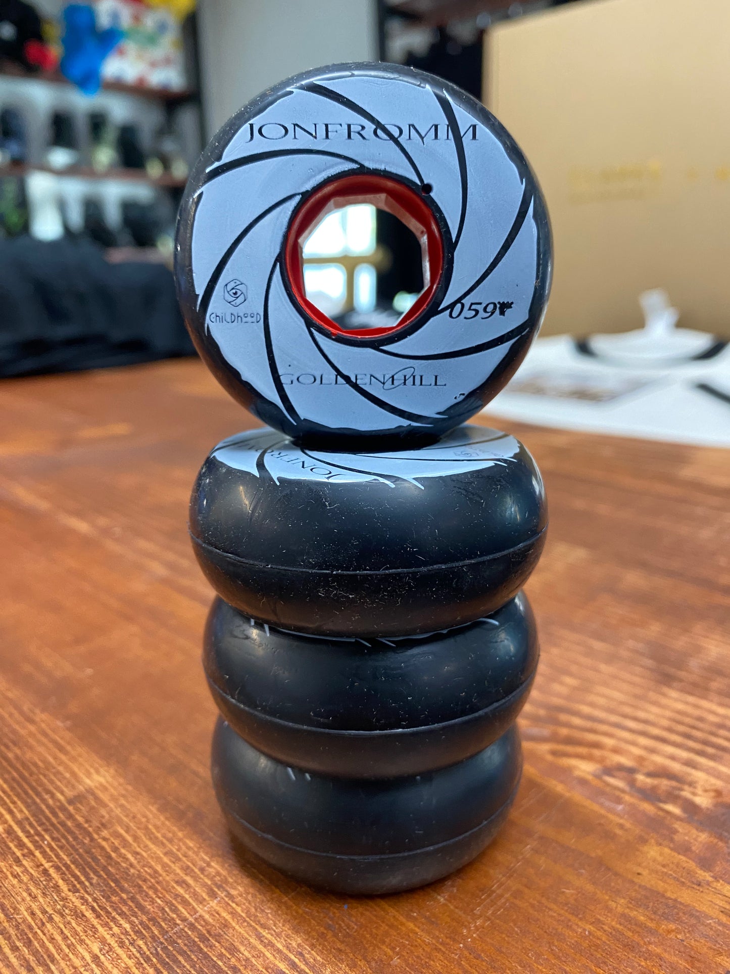 Red Eye Wheels Jon Fromm Childhood 59mm 90a inline skate wheels