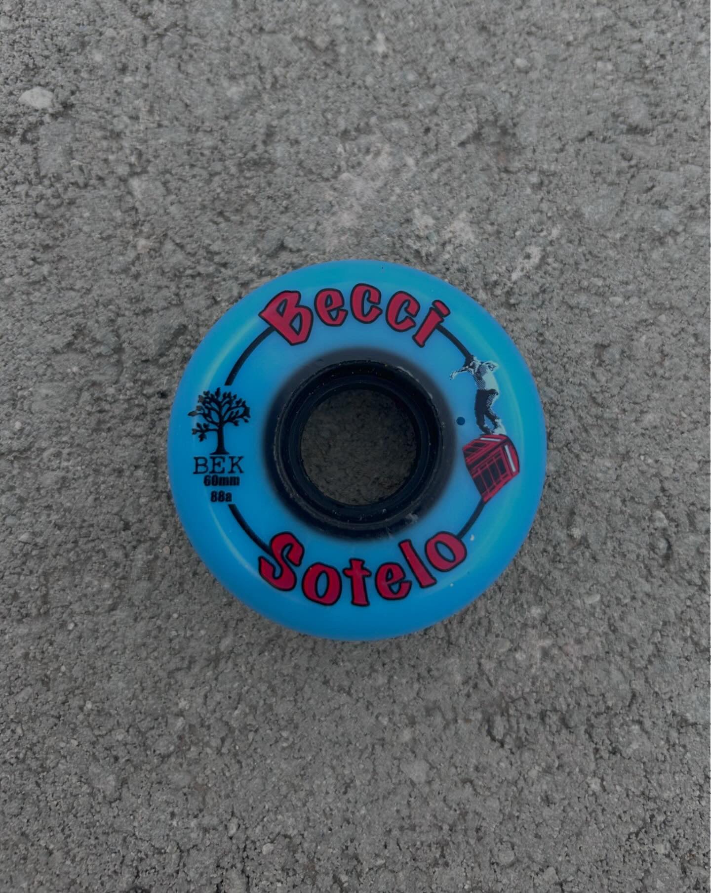 BEK Supply Co 60mm 88a  Beeci Sotelo signature inline skate wheels