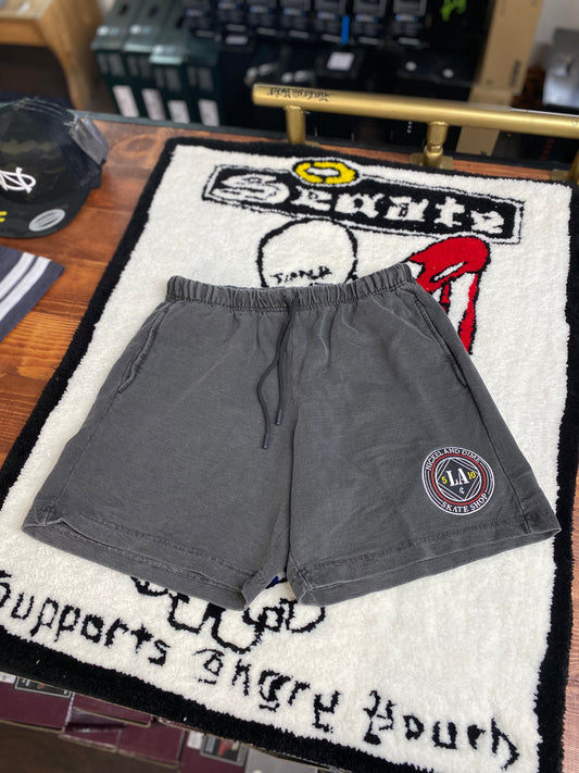 Nickle And Dime Skate Shop Terry Cloth logo shorts