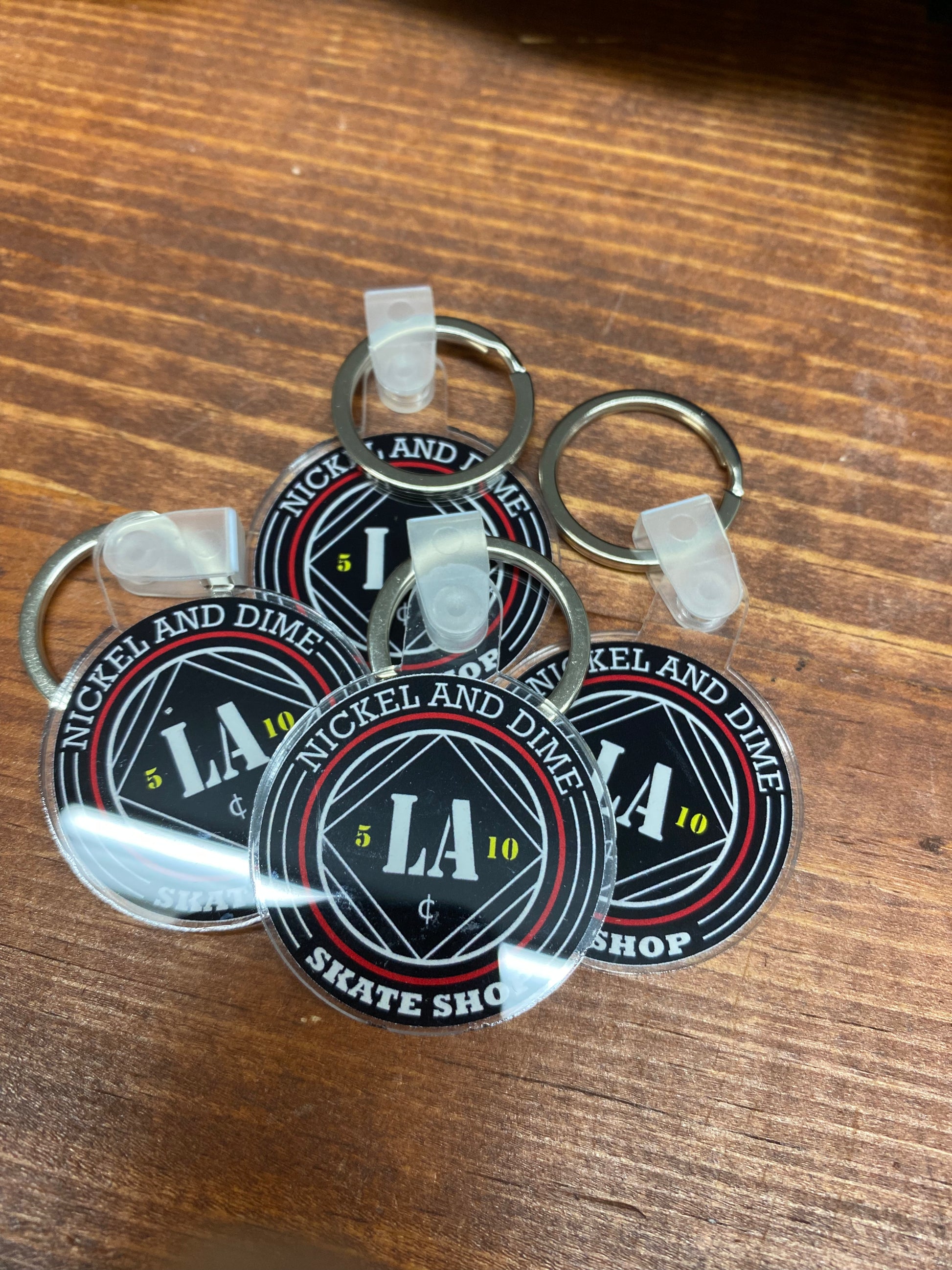 Nick Key Chain Nickel and Dime Skate Shop Acrylic key chain – Nickel and dime skate shop