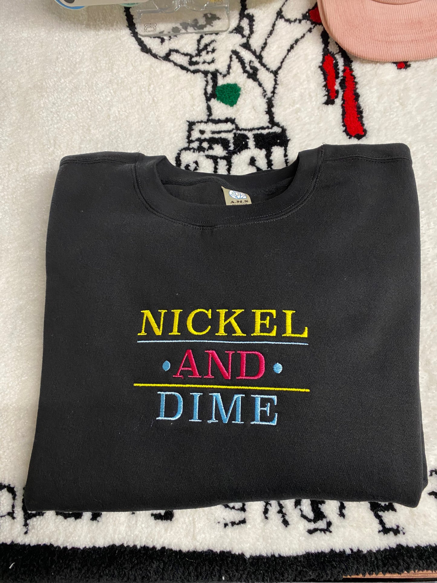 Nickel and Dime Skate Shop Blader Years crew neck sweater