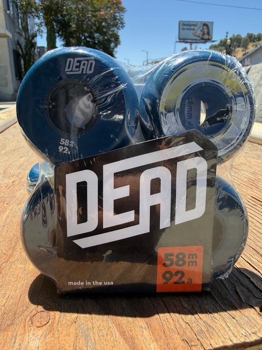Dead Blue team inline skate wheels 58mm 92a