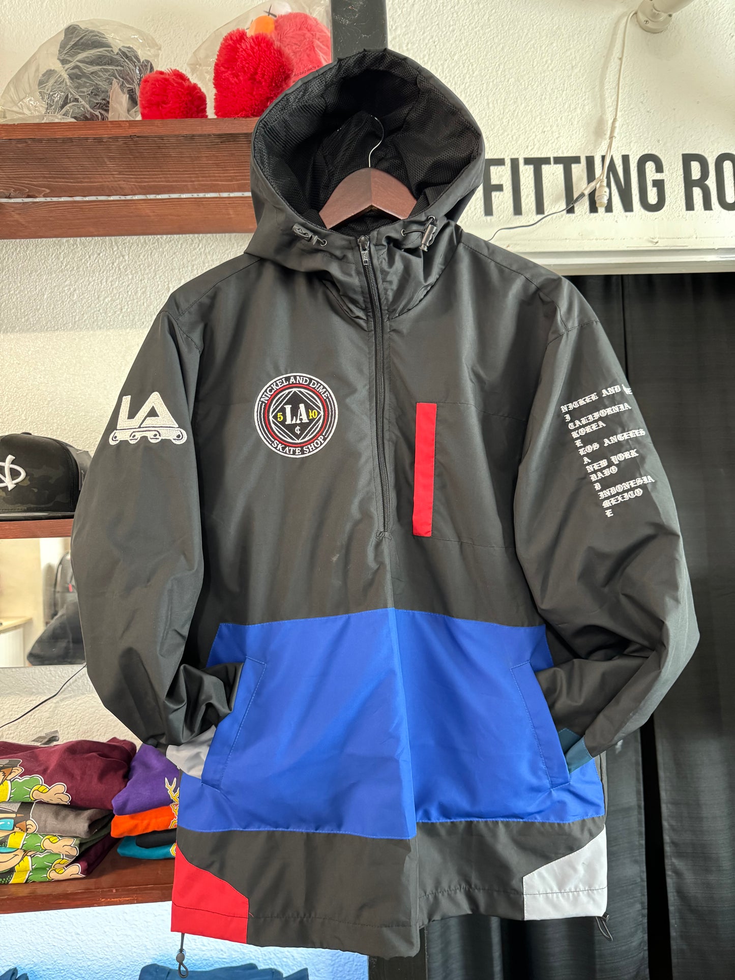 Nickel and Dime World Traveler wind breaker