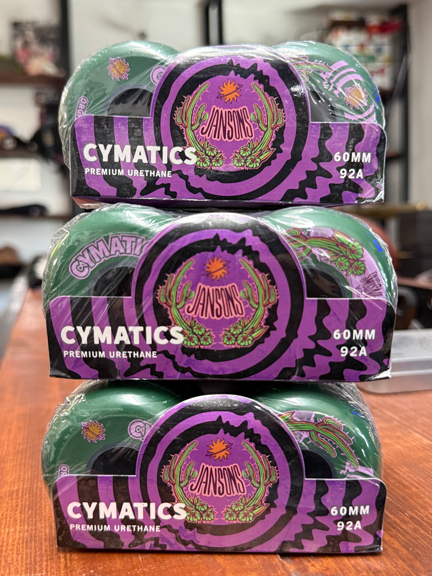 Cymatics Janson pro inline skate wheels 60mm 92a