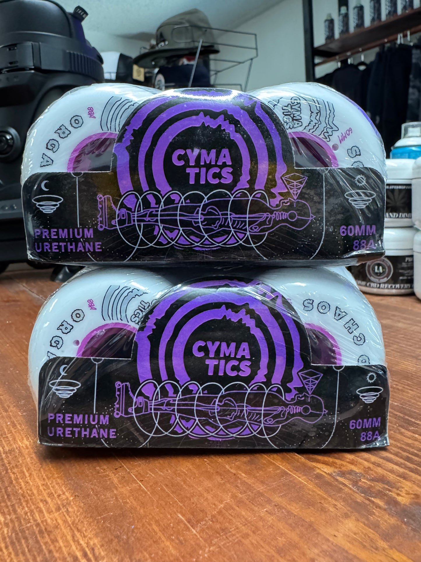Cymatics Neutral Wave inline skate wheels 60mm 88a,92 & 95a
