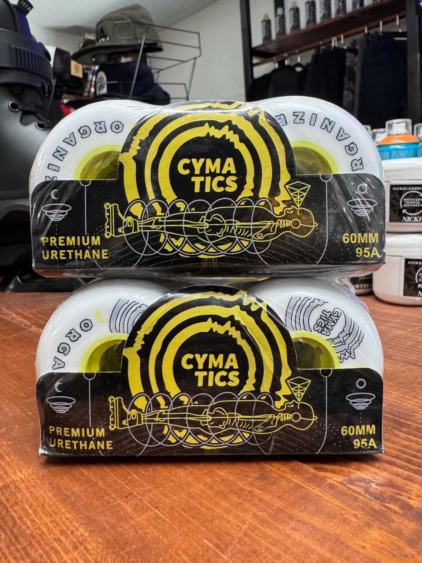 Cymatics Neutral Wave inline skate wheels 60mm 88a,92 & 95a