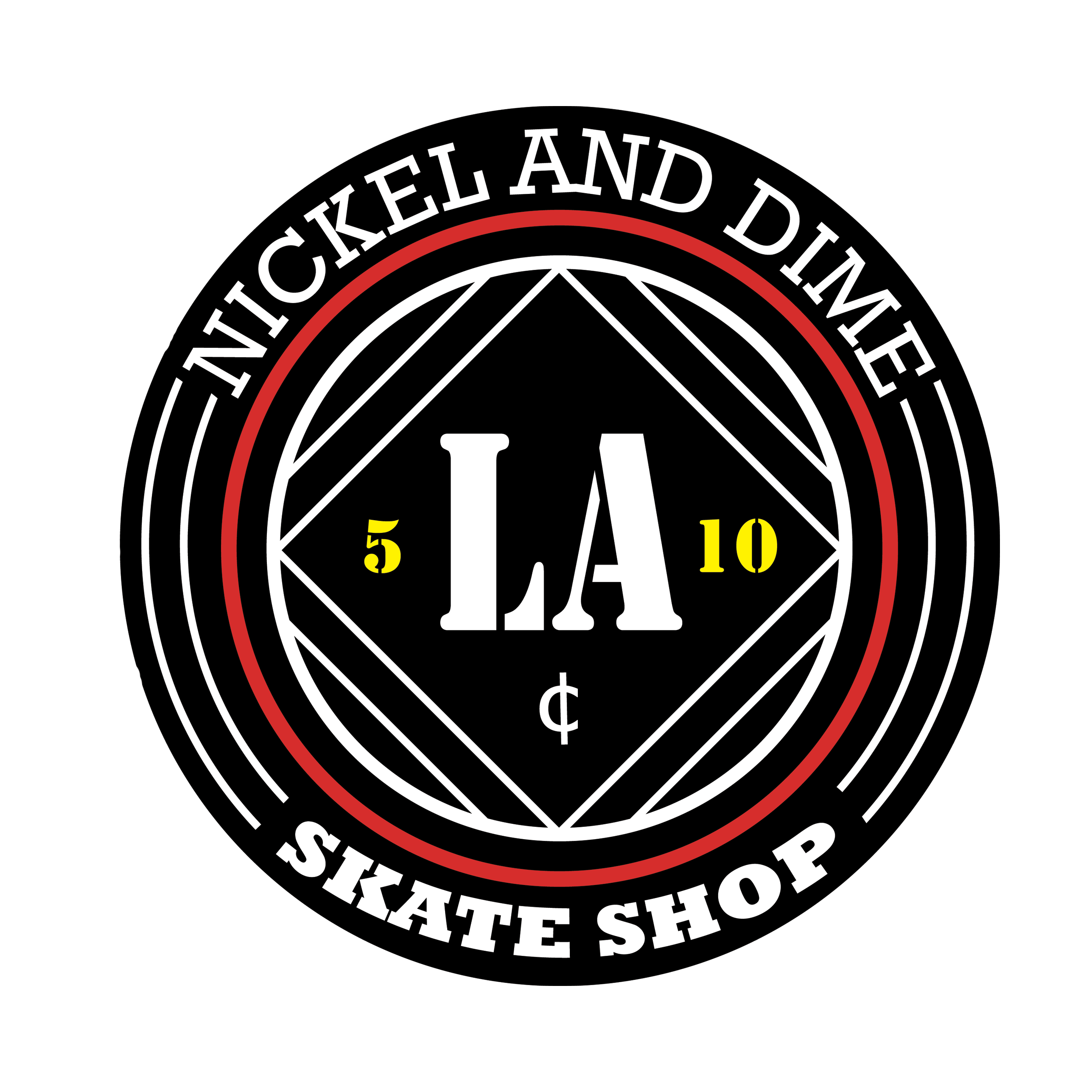 Nickel and dime skate shop 