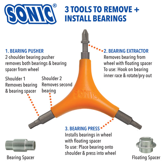 Sonic Sports Skate Tool (Assorted Colors)