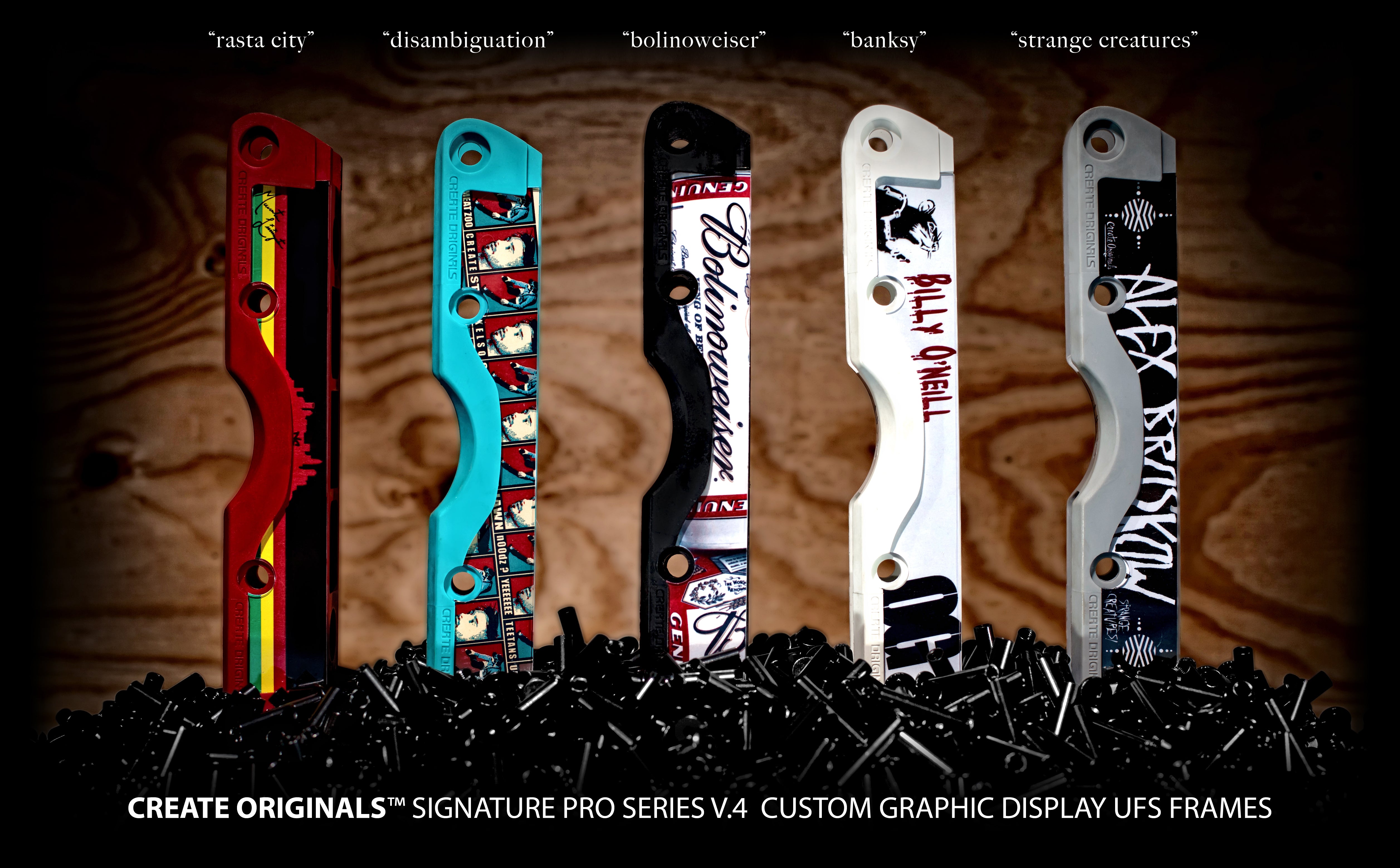 Create originals Flat and anti rocker compatible frames – Nickel and ...