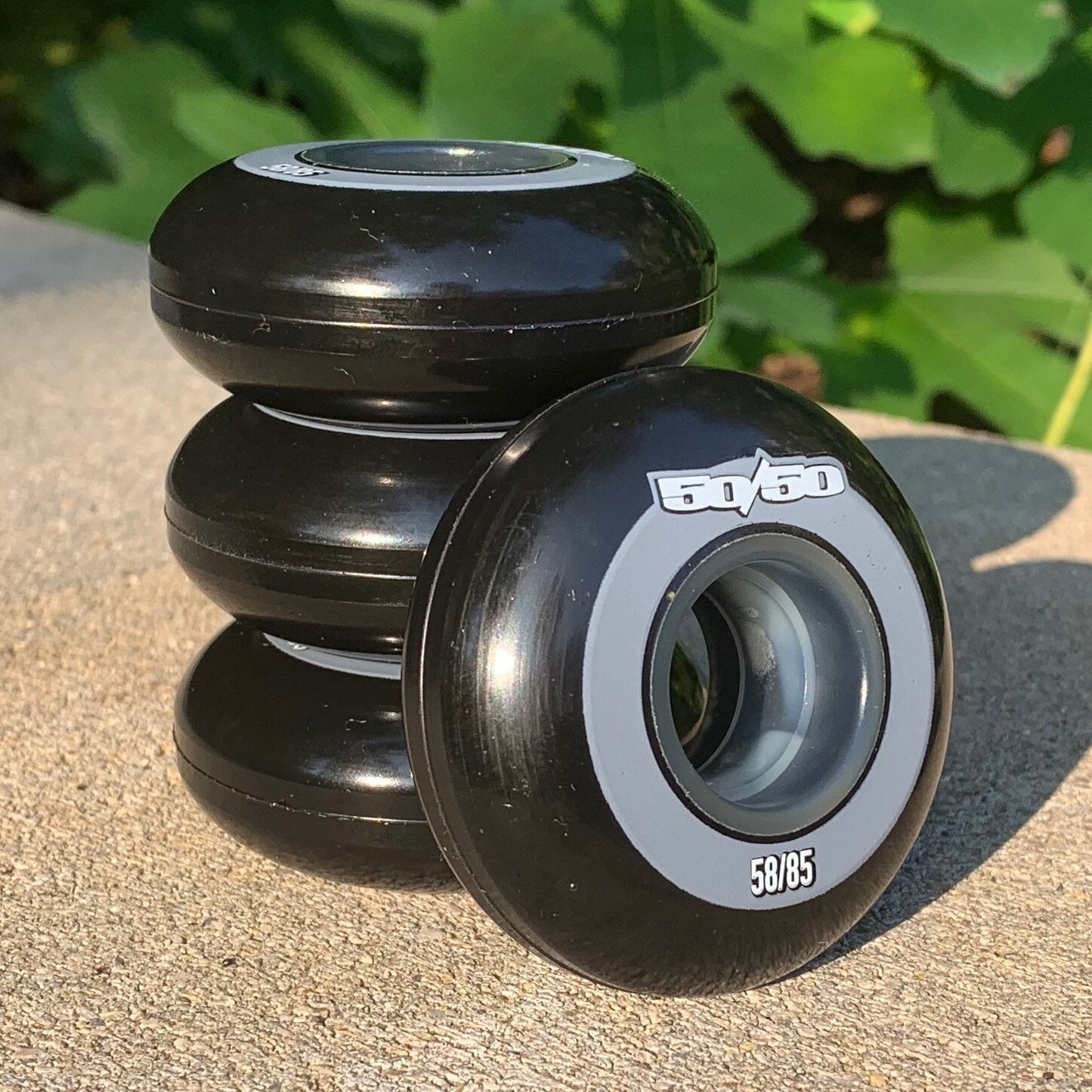 50/50 58mm 85a inline skate wheels