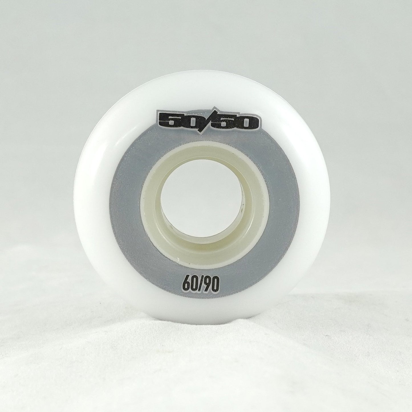 50/50 60mm 90a white inline skate wheels